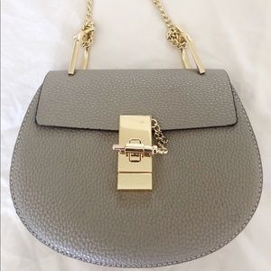 Light Gray Crossbody Chain Bag
